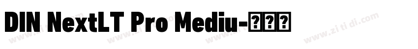 DIN NextLT Pro Mediu字体转换